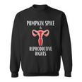 Pumpkin Spice And Reproductive Rights Pro Choice Feminist Great Gift Sweatshirt