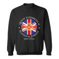 Queens Platinum Jubilee Royal Crest Uk Gb Union Jack Flag Sweatshirt