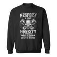 Respect Is Earned - Loyalty Is Returned Sweatshirt