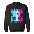 Retro Miami Florida Summer Neon Colors Sweatshirt