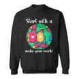 Retro Start With A Dot Make Your Mark The Dot Day Colorful Men Women Sweatshirt Graphic Print Unisex