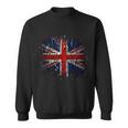 Ripped Uk Great Britain Union Jack Torn Flag Sweatshirt