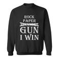 Rock Paper Gun I Win Tshirt Sweatshirt
