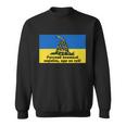 Russian Warship Go Fuck Yourself Shirt Snake Ukrainian Flag Tshirt Sweatshirt