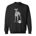 Soccer Gift Idea Fans- Sporty Dog Coach Hound Sweatshirt