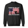 Stand For The Flag Kneel For The Cross Usa Army Tshirt Sweatshirt