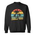 Summer Vibes Tropical Retro Sunset Sweatshirt