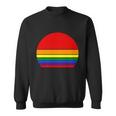 Sunset Lgbt Gay Pride Lesbian Bisexual Ally Quote V5 Sweatshirt