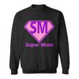Super Mom Graphic Design Printed Casual Daily Basic Sweatshirt