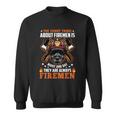 The Funny Thing About Firemen Firefighter Dad Gift Sweatshirt