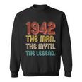 The Man The Myth The Legend 1942 80Th Birthday Sweatshirt