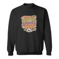 Thick Thights And Spooky Vibes Happy Funny Halloween Sweatshirt