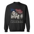 Three Stooges - American Legends Usa Flag Sweatshirt