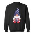 Tie Dye Gnome Usa Flag Star Graphic 4Th Of July Plus Size Shirt Sweatshirt