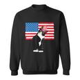 Tuxedo Cat 4Th Of July Hat Patriotic Gift Adults Kid Sweatshirt