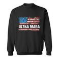 Ultra Maga Distressed United States Of America Usa Flag Tshirt Sweatshirt