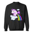 Unicorn Pooping A Rainbow Tshirt Sweatshirt