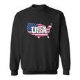 United States Of America 4Th Of July American Flag Sweatshirt