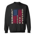 Usa Flag Fathers Day Dad The Legend Husband Dad Grandpa Sweatshirt