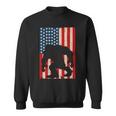 Vintage Bigfoot American Flag Tshirt Sweatshirt