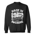 Vintage Crown Made In 1962 60 Years Of Being Awesome 60Th Birthday Sweatshirt