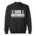 Vintage Pro Choice The Right To Choose Is Elemental Sweatshirt
