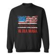 We The People Ultra Maga King Vintage Usa Flag Pride Sweatshirt