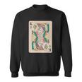 Weed King Poker Card Sweatshirt