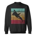 Whale Orca Retro Style Men Women Novelty Vintage Funny Gift Men Women Sweatshirt Graphic Print Unisex