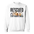 Dog Lovers  For Women Men Kids - Rescue Dog  Boy  Sweatshirt