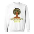 Black African American Melanin Afro Queen September Birthday Sweatshirt