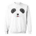 Cute Bear Panda Face Diy Easy Halloween Party Easy Costume Sweatshirt