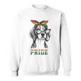 Cute Dog Lover Puppy Owner Beagle Mom Dad Gay Lesbian Lgbt Sweatshirt