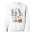 Funny Skeletons Dancing Halloween Dancing Sweatshirt
