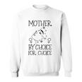 Mother By Choice For Choice Reproductive Rights Abstract Face Stars And Moon Sweatshirt