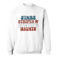 Stars Stripes Women&8217S Rights Patriotic 4Th Of July Pro Choice 1973 Protect Roe Sweatshirt