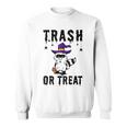 Trash Or Treat Funny Trash Panda Witch Hat Halloween Costume Sweatshirt