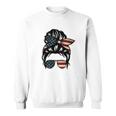 Ultra Maga Usa Female Bun Sweatshirt