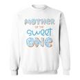 Womens Mother Of The Sweet One Donut Boy 1St Birthday Party Mommy Sweatshirt