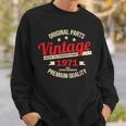 1971 Original Parts Vintage 50Th Birthday Tshirt Sweatshirt Gifts for Him
