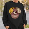 42 Answers To Life Universe Everything Hitchhikers Galaxy Guide Sweatshirt Gifts for Him