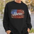 4Th July Independence Day American Flag Cute Graphic Nurse Gift Sweatshirt Gifts for Him