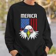 4Th Of July American Flag Bald Eagle Mullet 4Th July Merica Gift Sweatshirt Gifts for Him