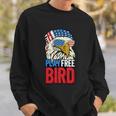 4Th Of July American Flag Bald Eagle Mullet Play Free Bird Gift Sweatshirt Gifts for Him