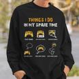 6 Things I Do In My Spare Time Play Funny Video Games Gaming Men Women Sweatshirt Graphic Print Unisex Gifts for Him