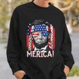 Abraham Lincoln 4Th Of July Merica Men Women American Flag Sweatshirt Gifts for Him