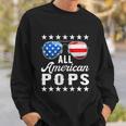 All American Pops Shirts 4Th Of July Matching Outfit Family Sweatshirt Gifts for Him