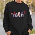 American Lawn Gnomes Usa Go America Sweatshirt Gifts for Him