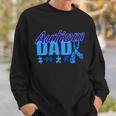 Autism Dad Awareness Ribbon Tshirt Sweatshirt Gifts for Him