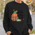 Autumn Leaves Pumpkins Please Thanksgiving Quote Sweatshirt Gifts for Him